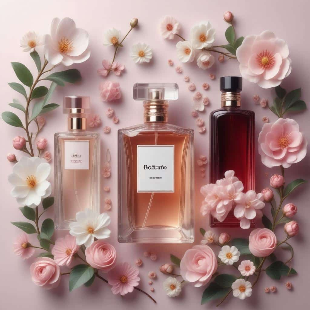 Opções de perfumes doces e gourmand